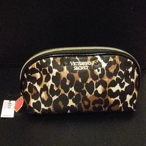 BRAND NEW Victoria's Secret Cheetah Print Glam Bag